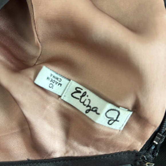 ELIZA J Women Polka Dot Whimsigoth Fit & Flare Midi Dress Size 10 Wedding‎ Retro - Picture 3 of 10